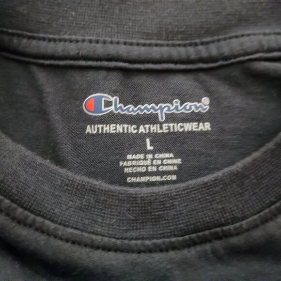 EUC: Boys' Champion sz Large Black T-Shirt - Picture 3 of 3